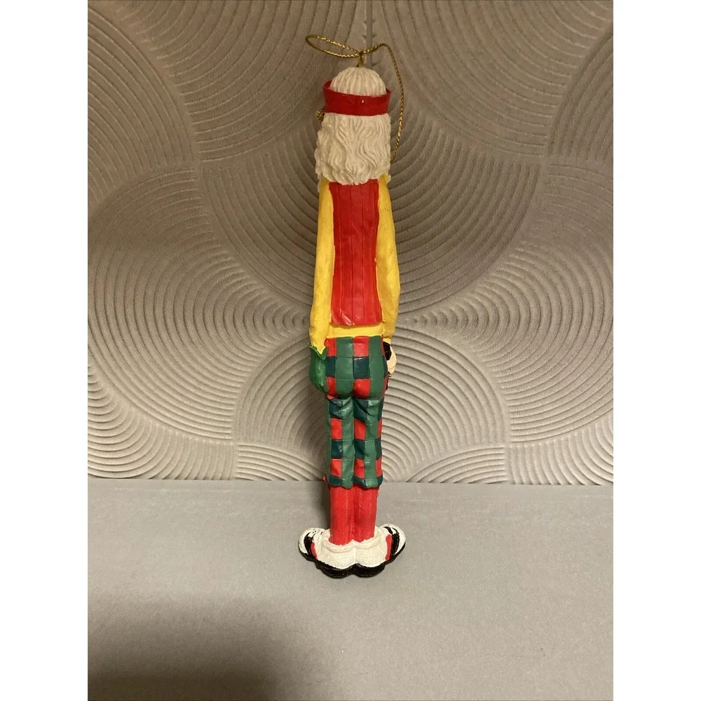 1994‎ Jeanne Golfing Santa Hanging Christmas Ornament 7